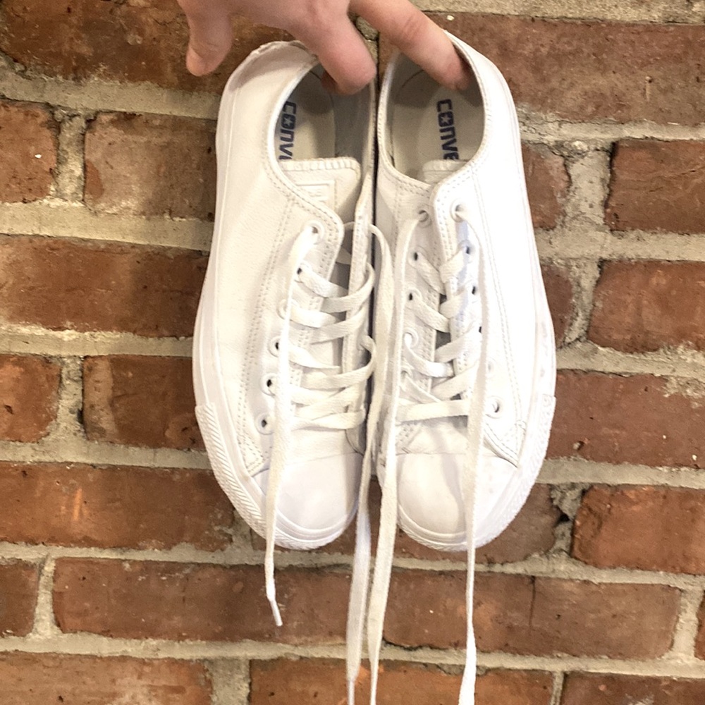 Leather Converse